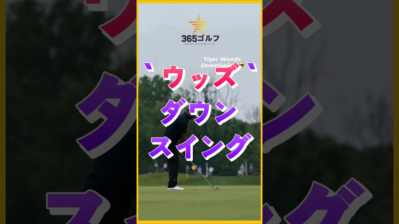 ゴルフ 番組 ダウン スイング 独学 レッスン！ タイガー ウッズ スイング~