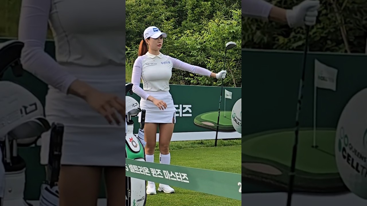 AI가 풍차돌리기 하는줄 알았어요.캐디가 밉네요.유현주 프로#유현주#골프#KLPGA#스윙#미녀#골퍼#한국_여행사랑TV