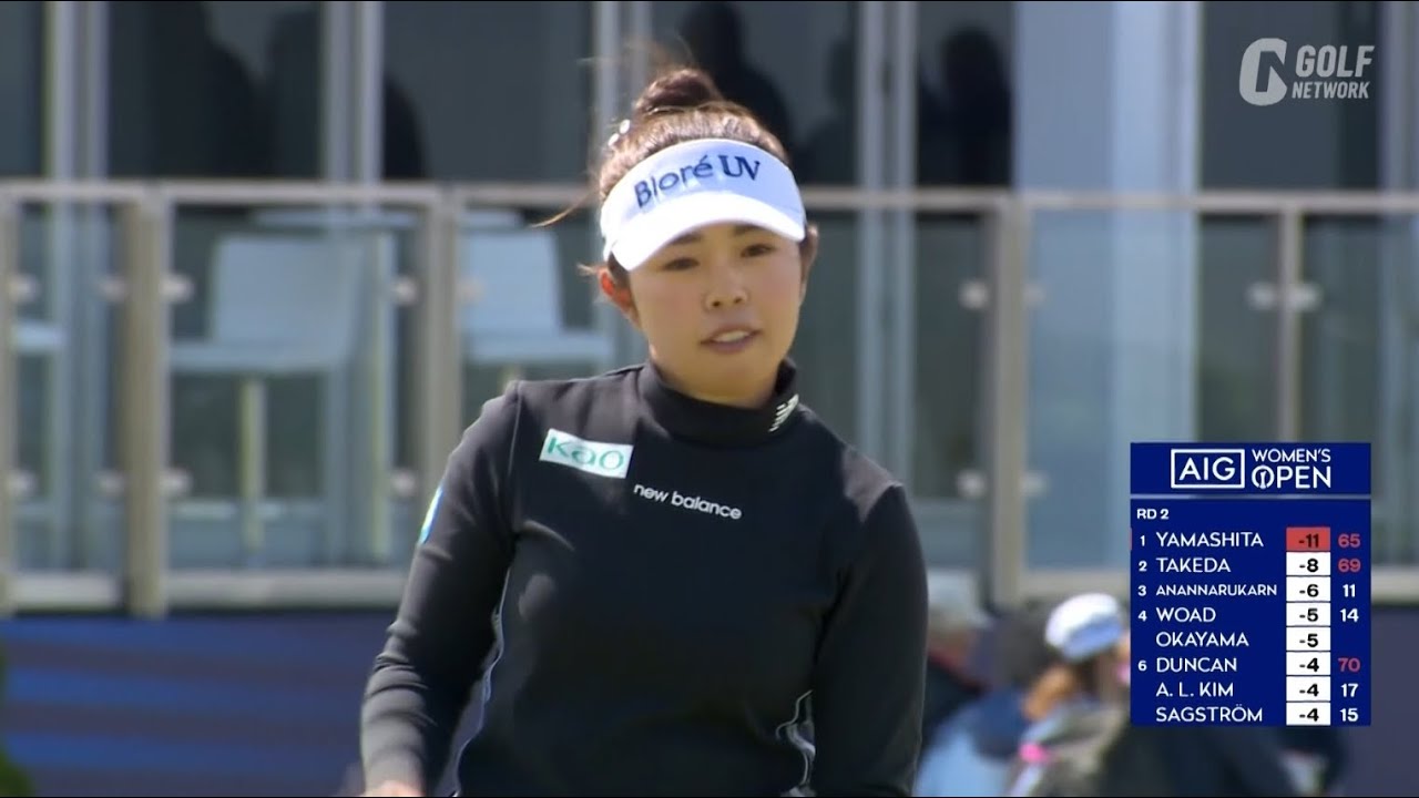 【AIG女子25】山下美夢有と竹田麗央がワンツーで決勝へ　岩井千怜、岡山絵里、畑岡奈紗ら2日目の好プレー集