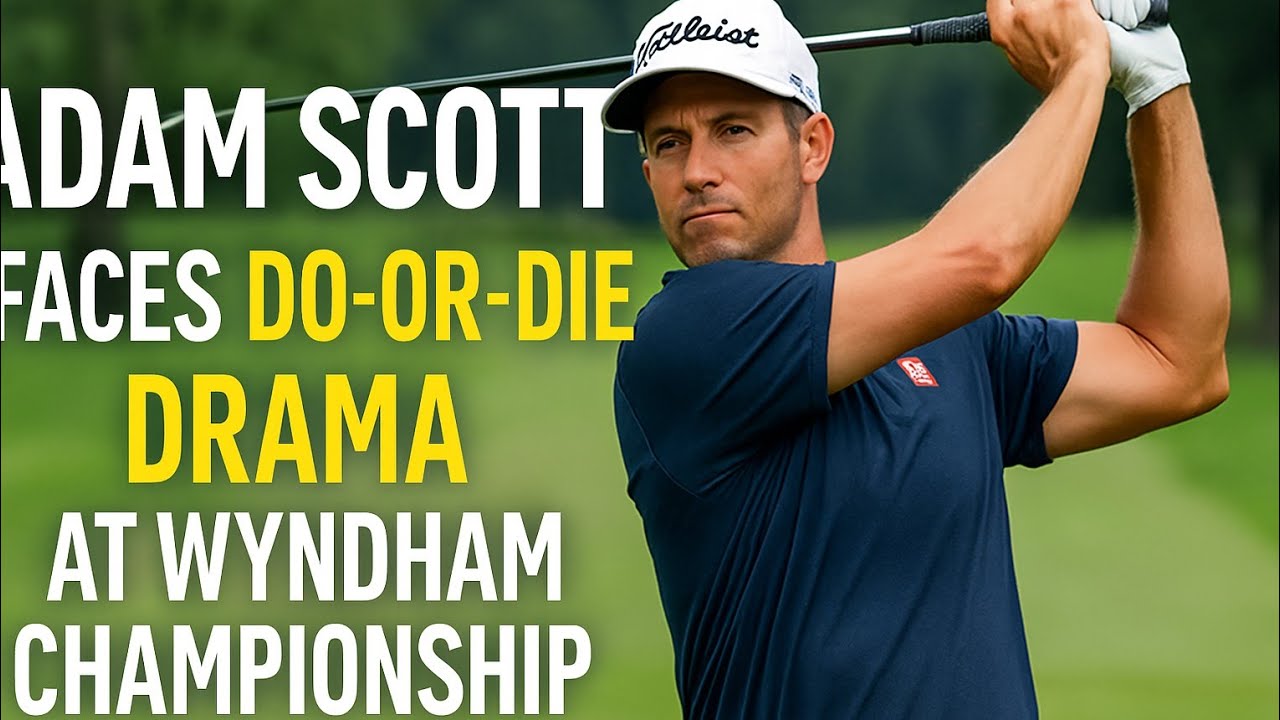 Adam Scott’s Last Chance: Do-or-Die Drama at Wyndham Championship 2025