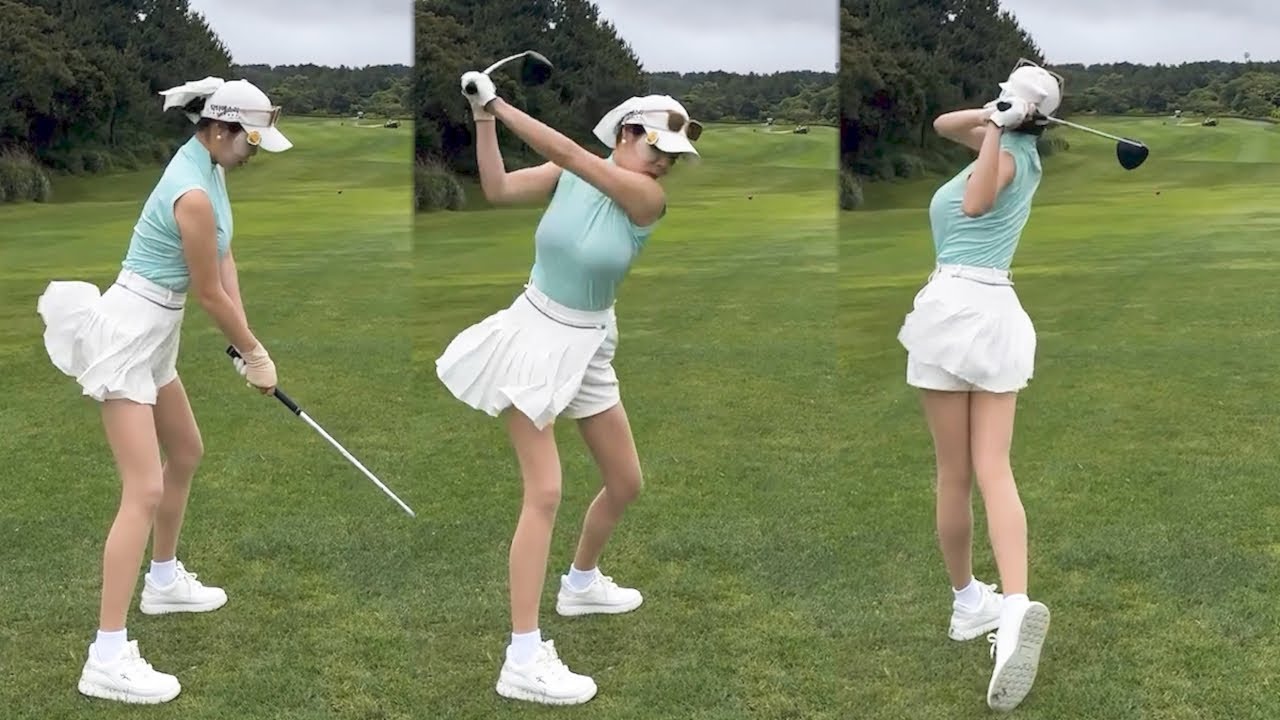 리듬좋은 KLPGA 안선주 프로의 골프스윙!