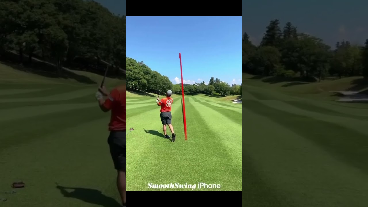 たまにはこんな球も打ちます #ゴルフ #golf #アイアン