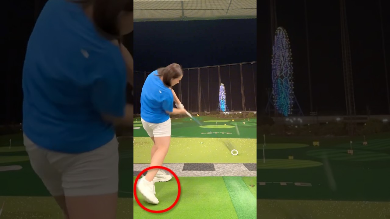 【飛距離が伸びるスイングのコツ】最長飛距離342ヤード！大和田紗羅の飛ばしのコツ！　飛距離アップ　ヘッドスピード　ゴルフレッスン　スライス防止　　#short #shorts #shortsvideo