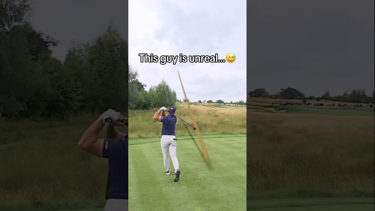 He just drives it miles… #golf #LIVGolf #brysondechambeau