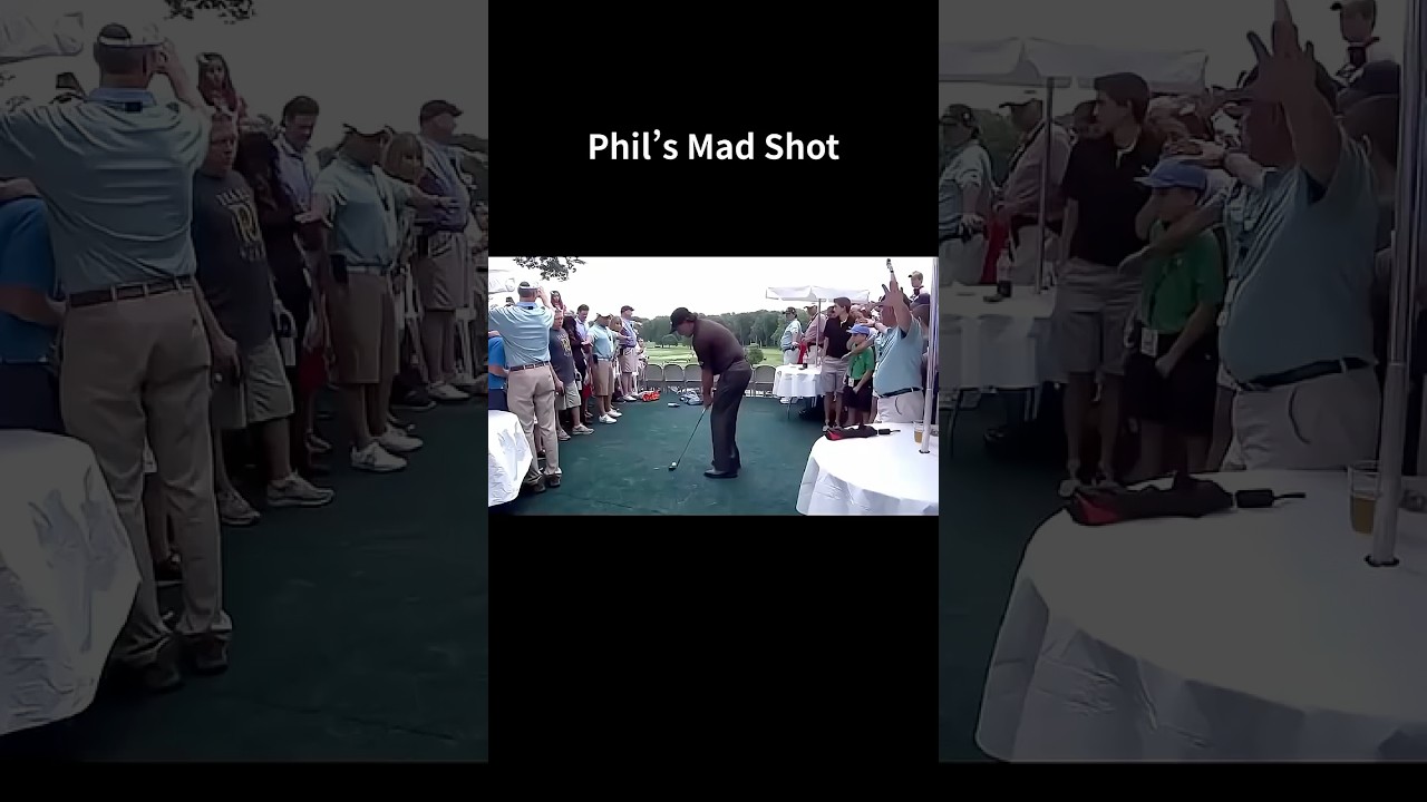 【Phil Mickelson】Mad Shot【フィル・ミケルソン】 #golfswing #ゴルフ #pgatour