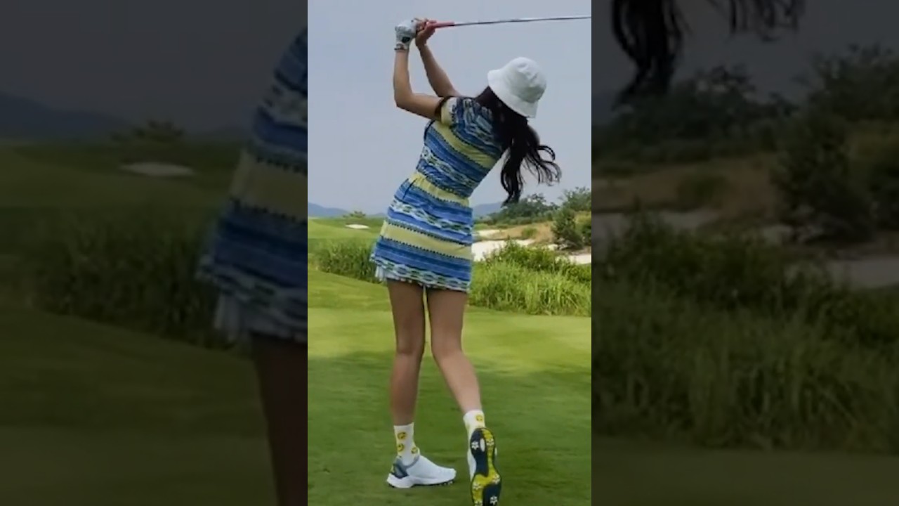 골프웨어 패션이 늘.앞서가는 얼몸짱 미녀골퍼 안신애프로_줌인스포츠TV#한국#대한민국#여자#프로#선수#KLPGA#미녀#미인#골퍼#골프#드라이버#슬로우모션#티샷#스윙#레슨