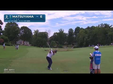 松山英樹、2番のセカンドショットを約1mにつけバーディ　ウィンダム選手権 初日