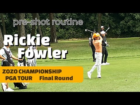 Rickie Fowler pre-shot routine リッキー・ファウラー #golf #golfswing