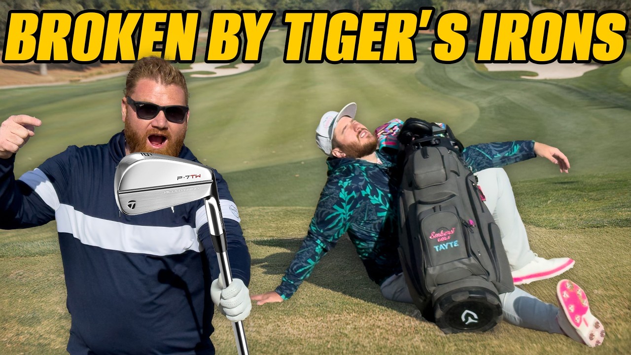 We Played a FULL Round With Tiger Woods' Irons… (BIG Mistake?) – TaylorMade P-7TW