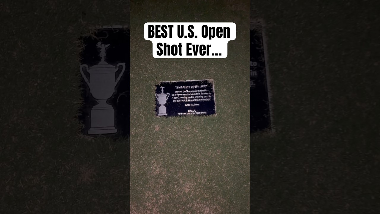 Did I sneak on? Maybe…@brysondechambeau #usopen #golf #brysondechambeau #youtubegolf #pinehurst