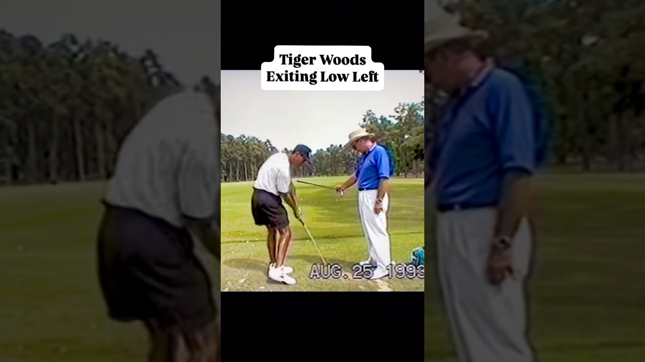 This Simple Drill Helped Tiger Control His Clubface 🐅⛳️ | #TigerWoods #GolfSwingTips #GolfDrills