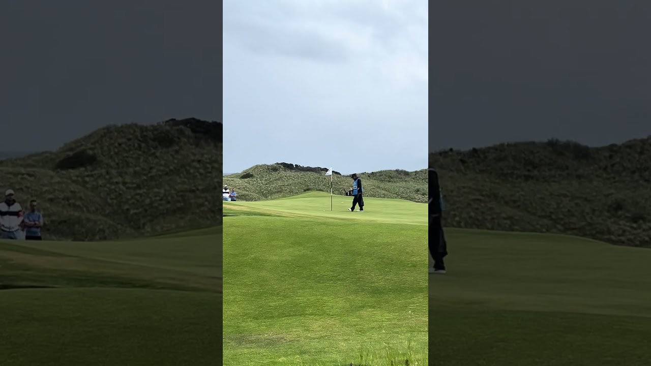 Phil Mickelson trademark flop shot! Incredible! The Open at Royal Portrush #golfswing #golf