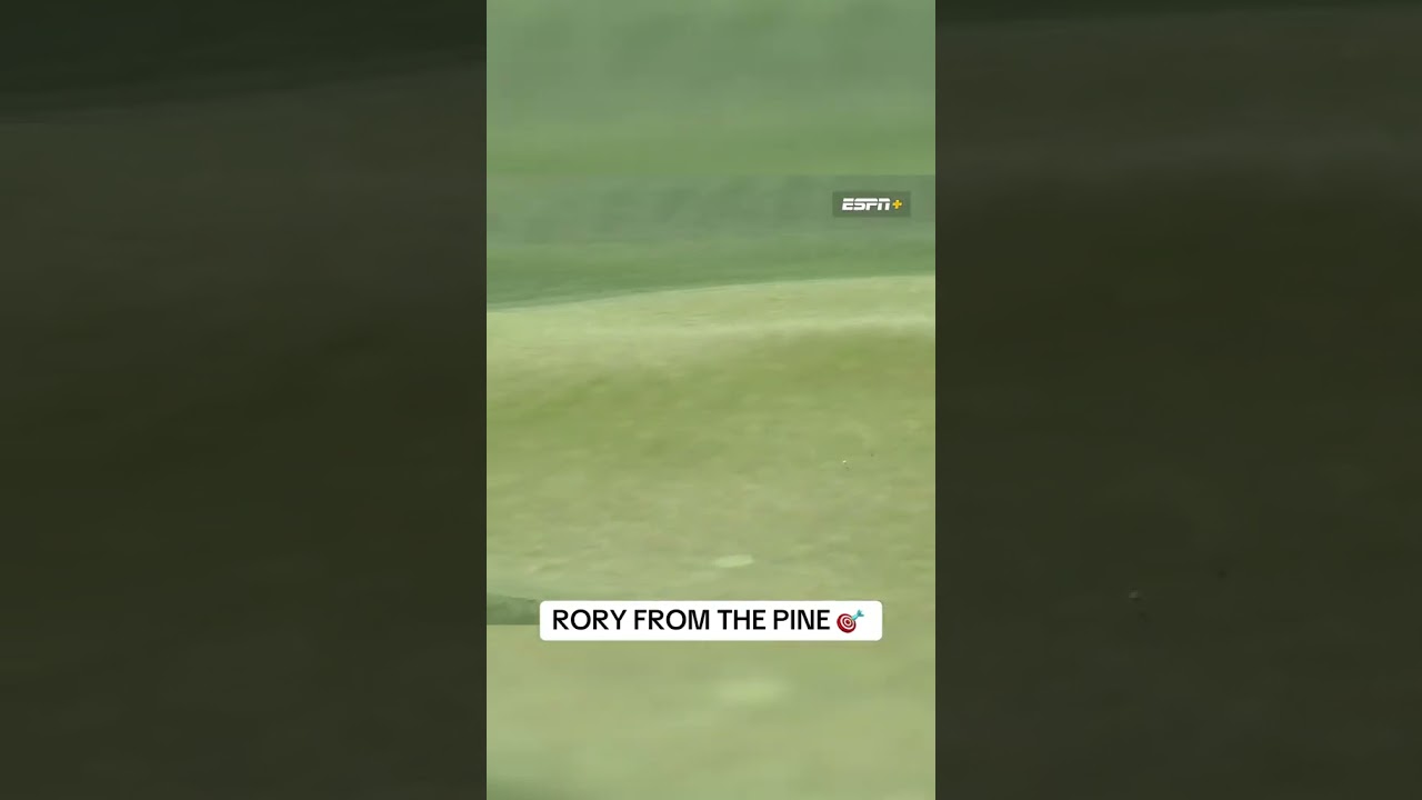 ロリー・マキロイの素晴らしいショット👀