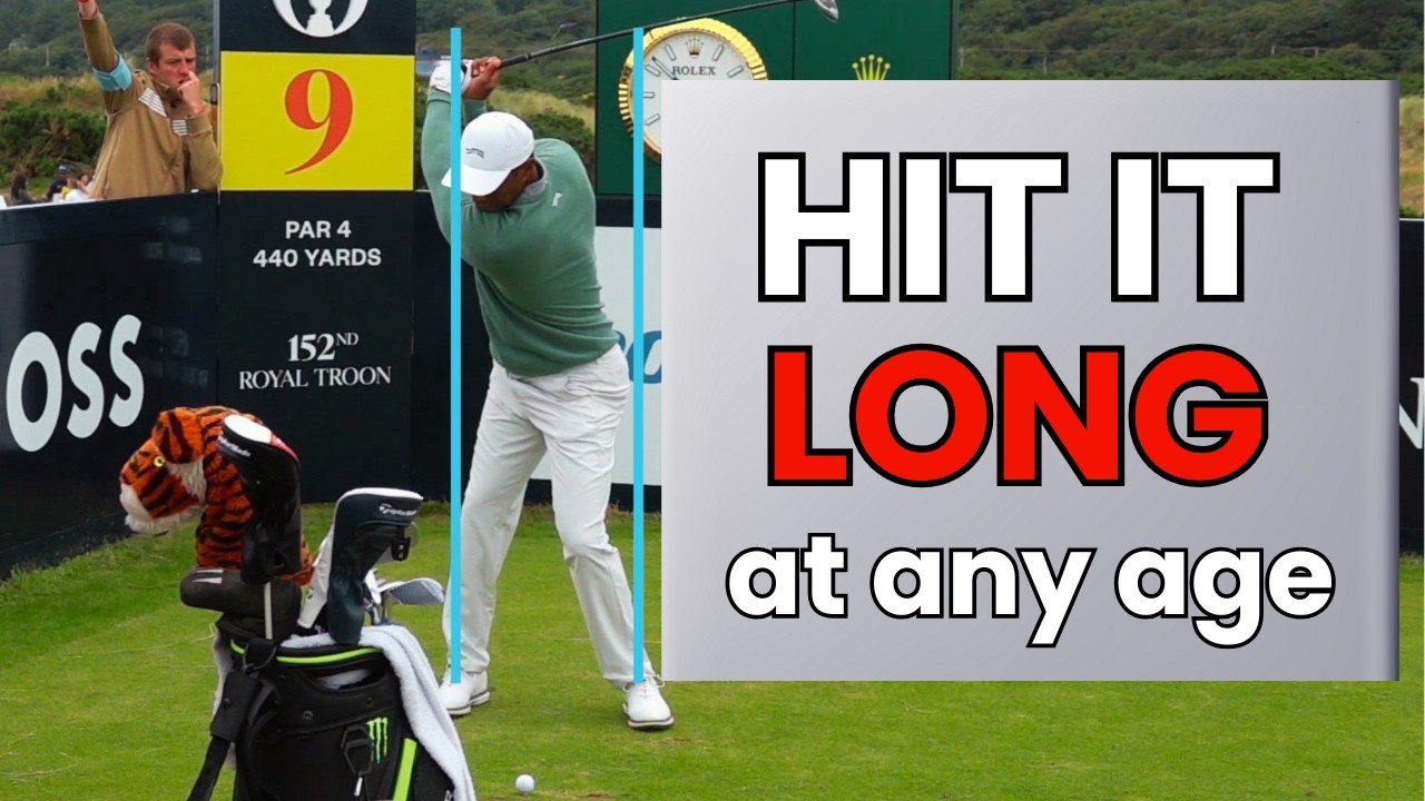 タイガー・ウッズ、シニアのパワーと精度を高めるショルダーターン