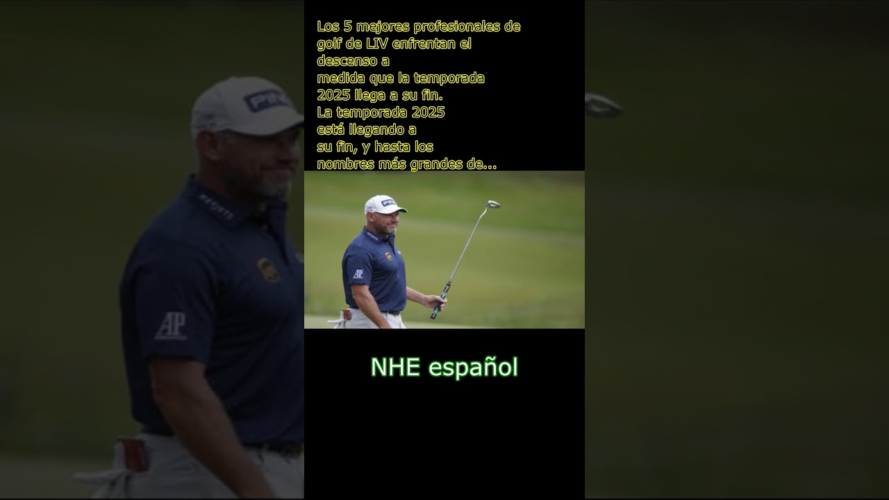 Los 5 mejores profesionales de golf del LIV enfrentan el descenso a medida que la temporada de 2025
