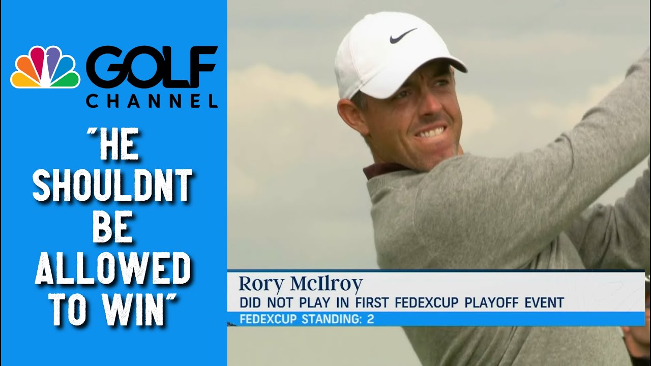 ゴルフチャンネル、フェデックスチャンピオンシップの落選でロリー・マキロイを痛烈に批判