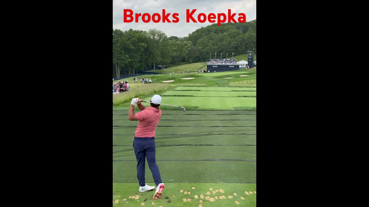 Brooks Koepka. US Open. Oakmont. #golf #golfswing #golftips #golflife