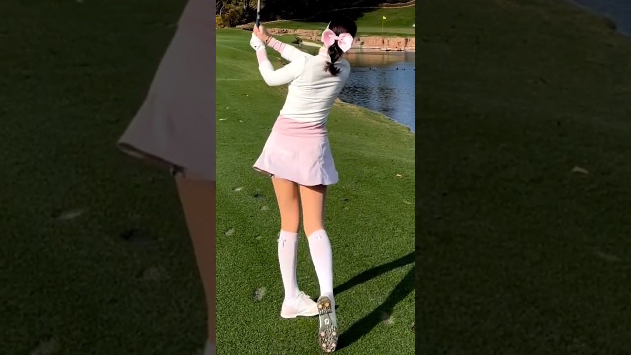 은퇴 후 화장품회사 사장님 된 미녀골퍼 안신애프로_줌인스포츠TV #한국#대한민국#여자#프로#선수#KLPGA#미녀#미인#골퍼#골프#드라이버#슬로우모션#티샷#스윙#레슨