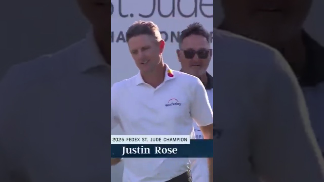 🏆Justin Rose Is The 2025 Fedex St Jude Champion! 🏆