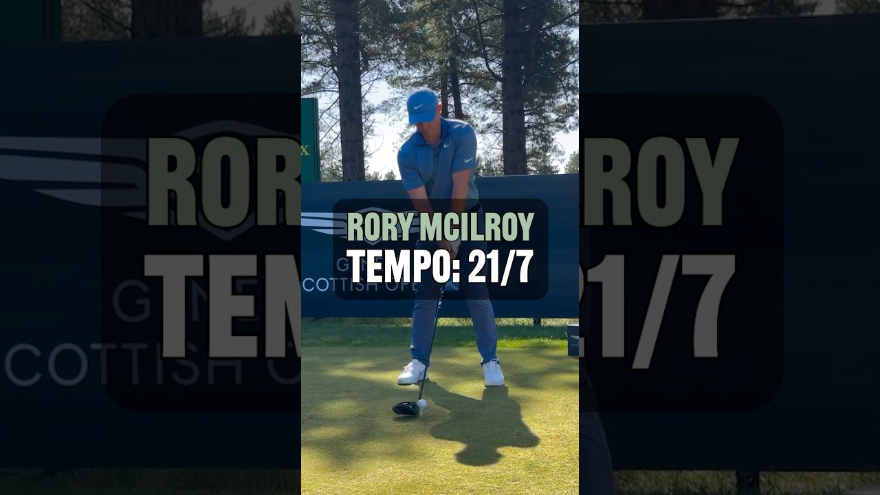 Rory McIlroy’s driver swing in 2025 is definitely Tour Tempo! #golf