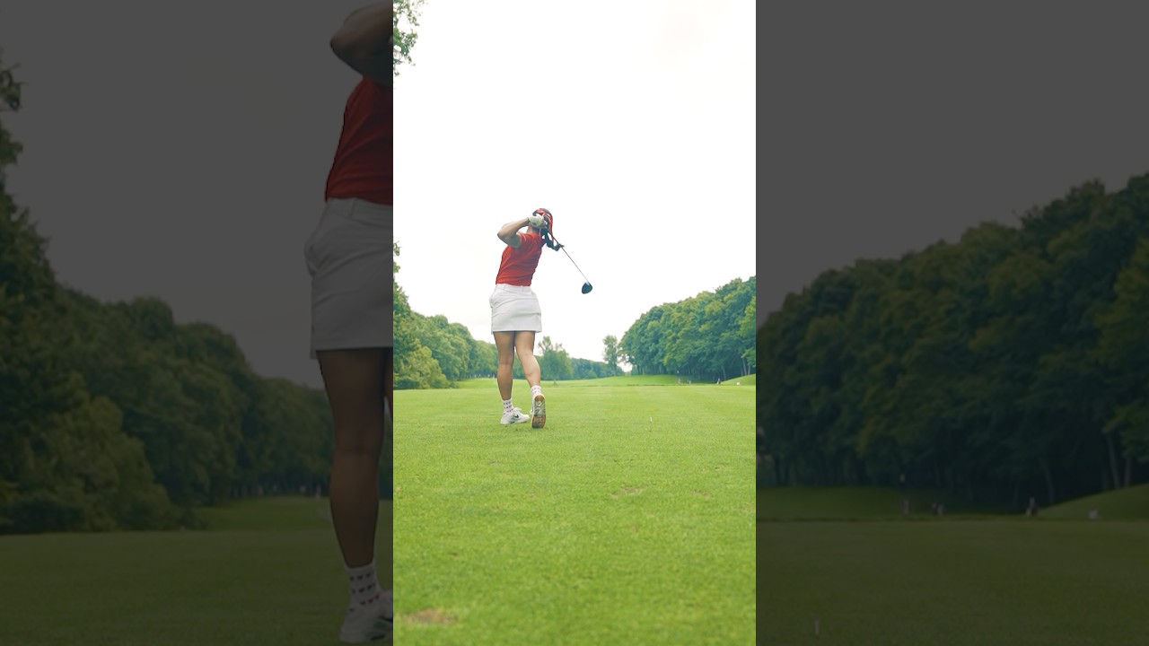 【河本結】ティーショットをスローで  |  北海道 ｍｅｉｊｉ カップ