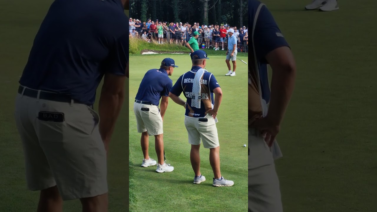 Bryson DeChambeau putting at LIV Golf UK #brysondechambeau #golf #golfnetwork