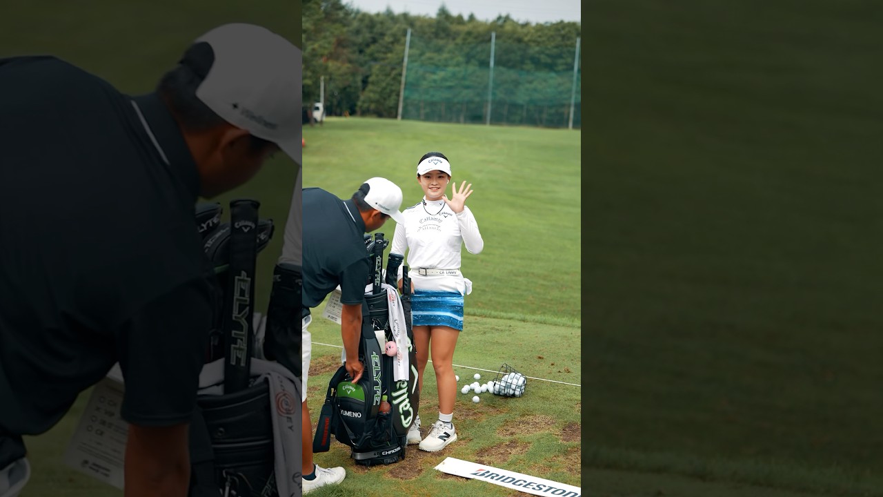 【今週からツアー再開☀️】スタート前練習の様子 | 北海道 ｍｅｉｊｉ カップ - Round1