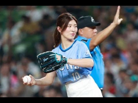 【衝撃の始球式】白ミニスカ美女アスリート植手桃子が女優級の可愛さで大反響！