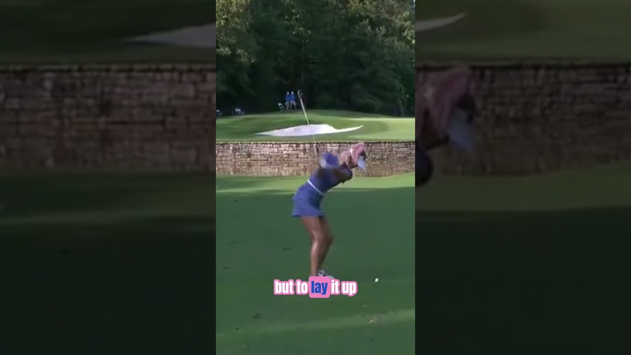 Golf Pro's Club Face Reveals Epic Shots! Watch Her! #shorts