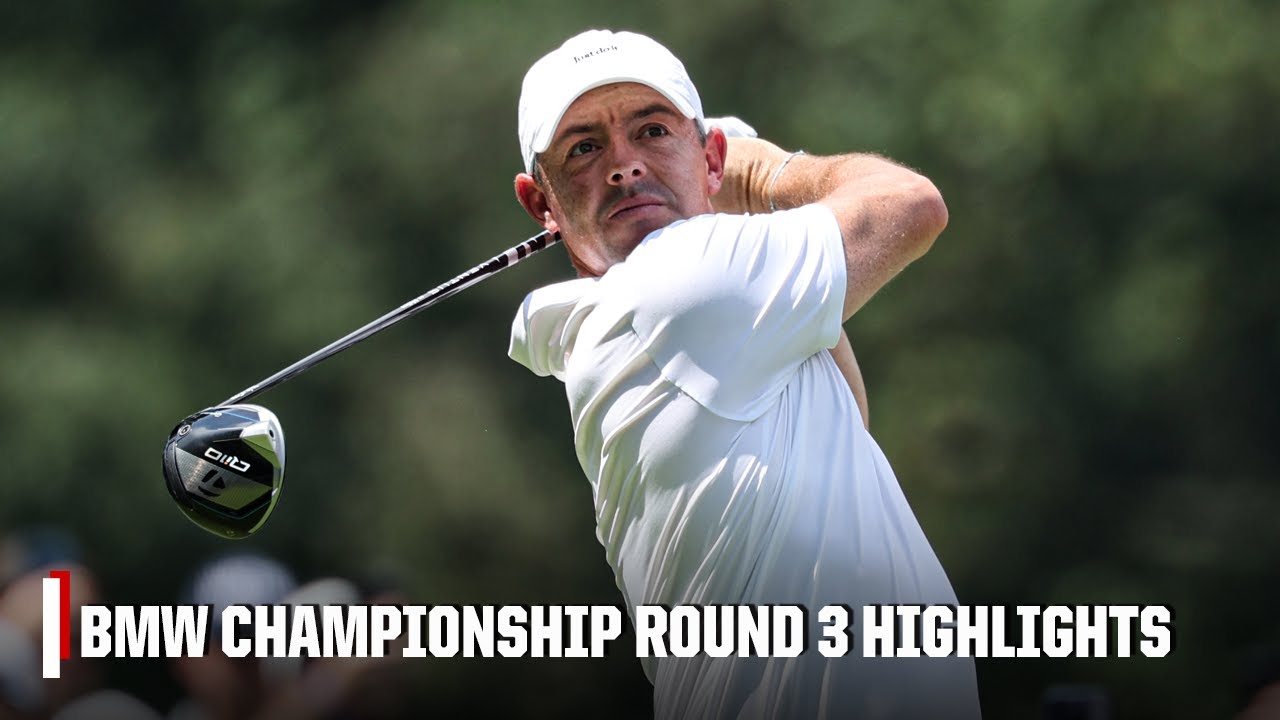 ロリー・マキロイ 第3ラウンド ハイライト 🎥 BMWチャンピオンシップ | Golf on ESPN