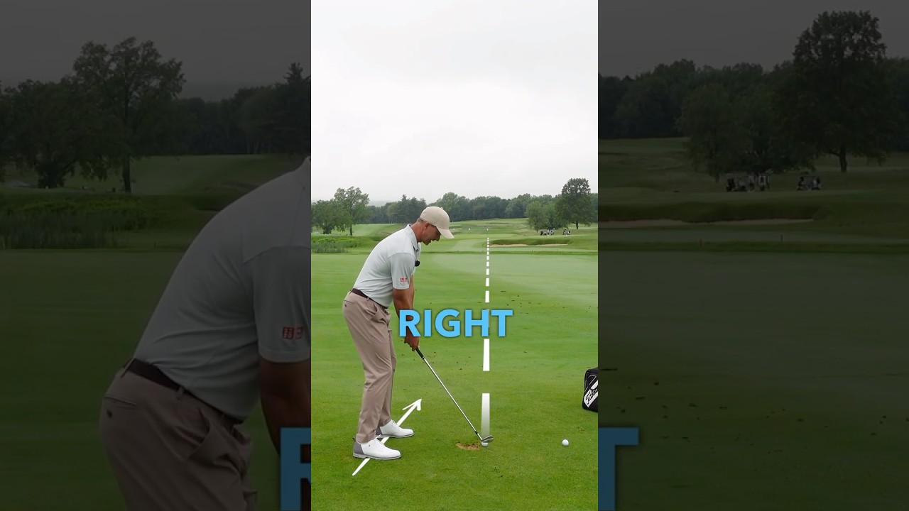 Adam Scott’s Set-up Secret For Drawing The Ball #golfswing #golf #golftips #adamscott
