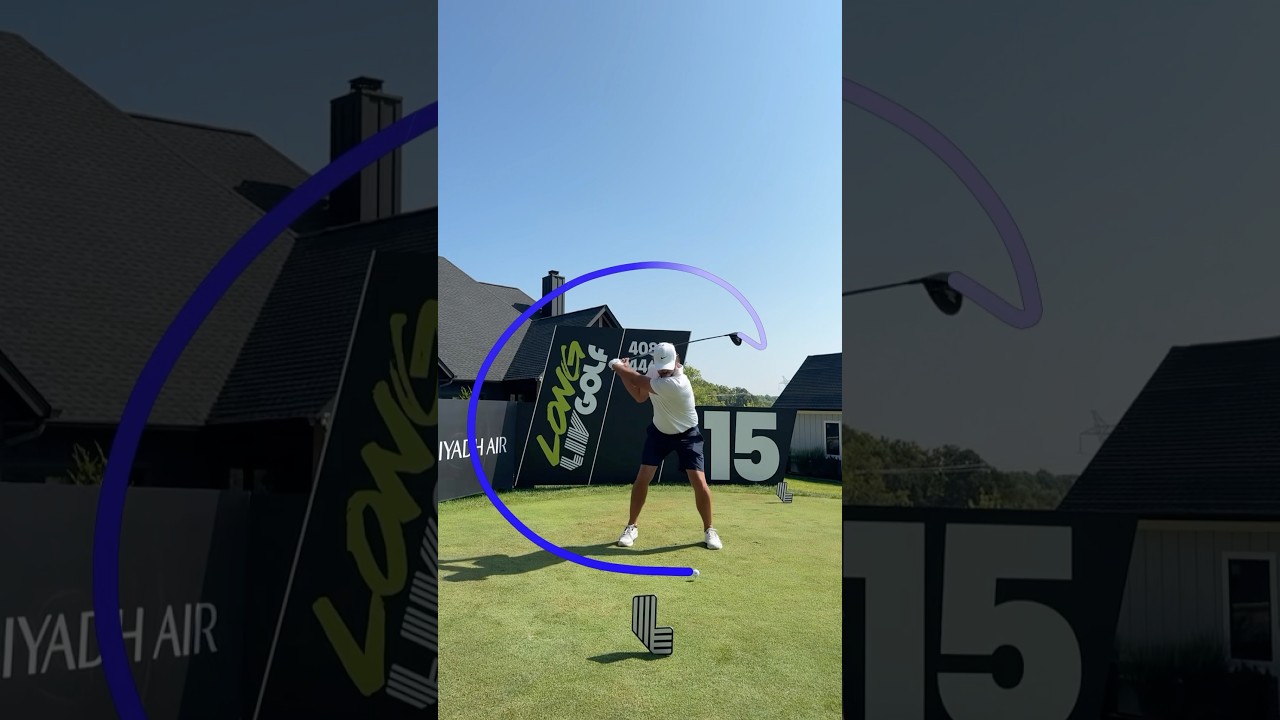 Brooks Koepka 3D Swing Tracer created using Shot Tracer Pro for Mac and PC.