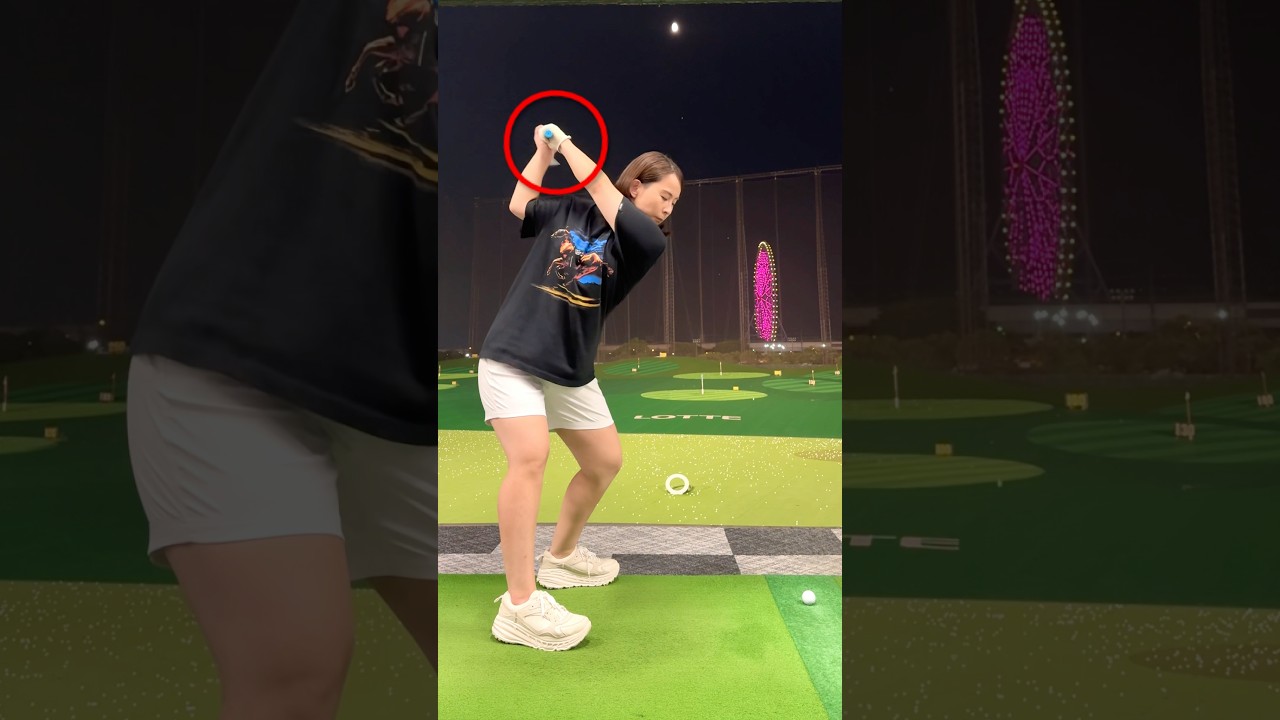 【ベストスコア68】アイアンで飛距離を伸ばす方法は〇〇！？　打ち方　トップやダフリの原因　右に飛ぶ方や左に飛ぶ方へ　ゴルフレッスン　ゴルフ初心者　#short #shorts #shortsvideo