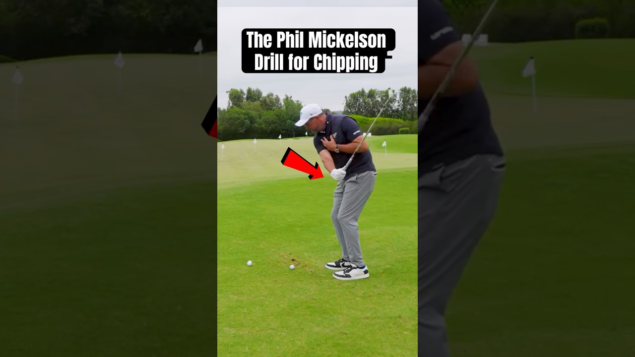 🫣 TRYING the Phil Mickelson ⛳️ DRILL #golf #golftechnique #golfswing #golfjourney #golfer #golftips