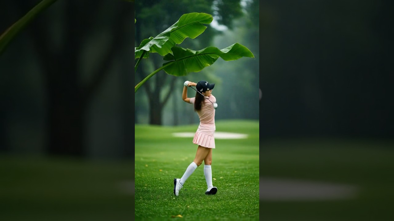 ⛳️안신애 프로 AI 피규어의 환상적인 골프 스윙! 🏌️‍♀️(Beautiful AI Golfer's Swing! 🏌️‍♀️ Looks like Shina Ahn)