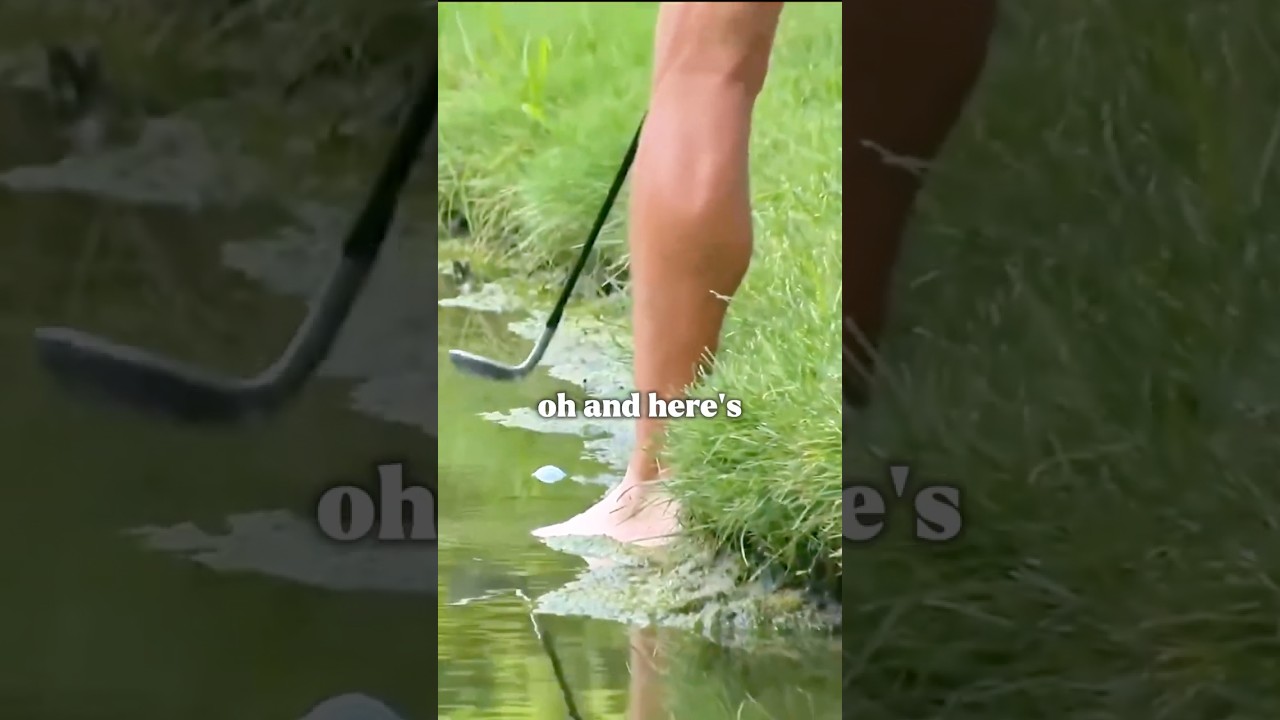 Phil Mickelson’s INSANE Chip from Water! 😱⛳️