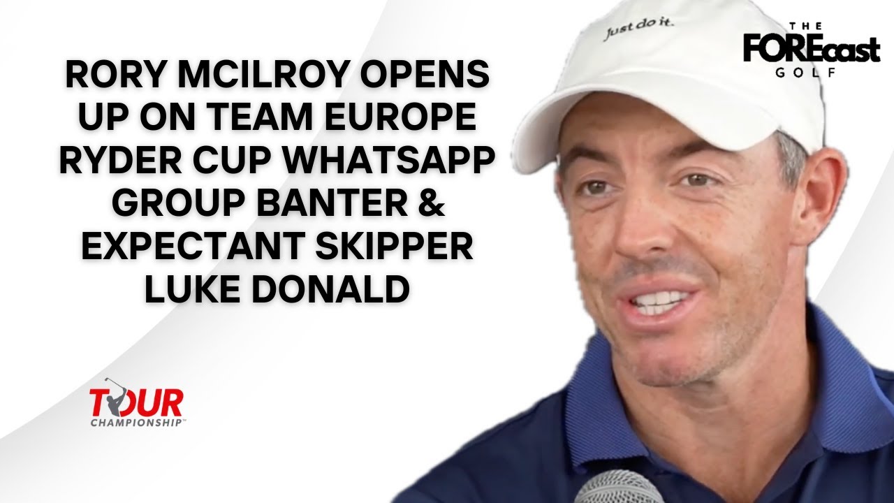 ロリー・マキロイ、ライダーカップキャプテンのルーク・ドナルドを「心強い」と称賛「彼が私に何を求めているか分かっている」