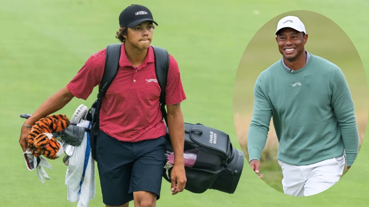 タイガー・ウッズの衝撃的な肉体改造に続き、チャーリー・ウッズも大幅減量