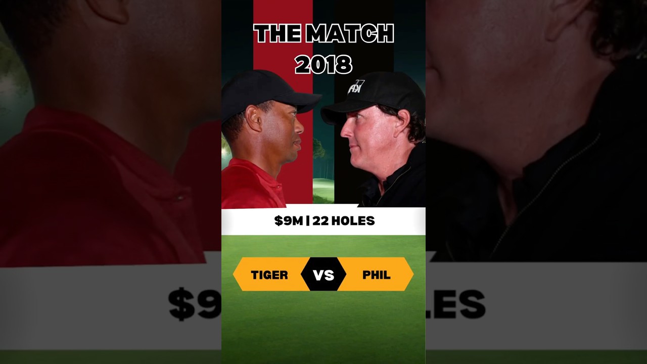 Tiger Woods vs Phil Mickelson $9M Duel in The Match 2018