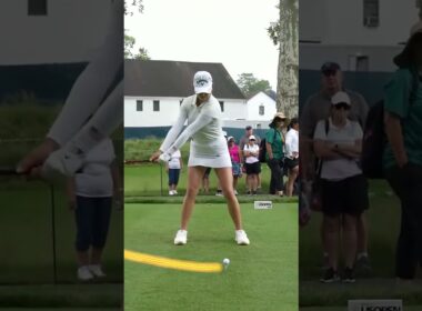Beauty Golfer Rose Zhang Amazing Swing Motion & Slow Motion 2024