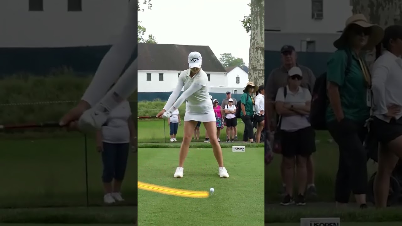 Beauty Golfer Rose Zhang Amazing Swing Motion & Slow Motion 2024