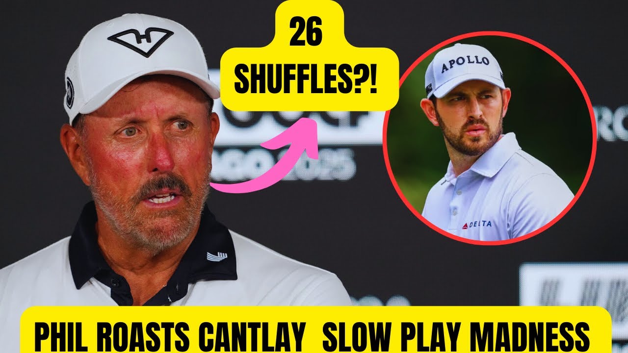 Phil Mickelson Roasts Patrick Cantlay’s “26-Foot Shuffle” at Tour Championship 😂⛳