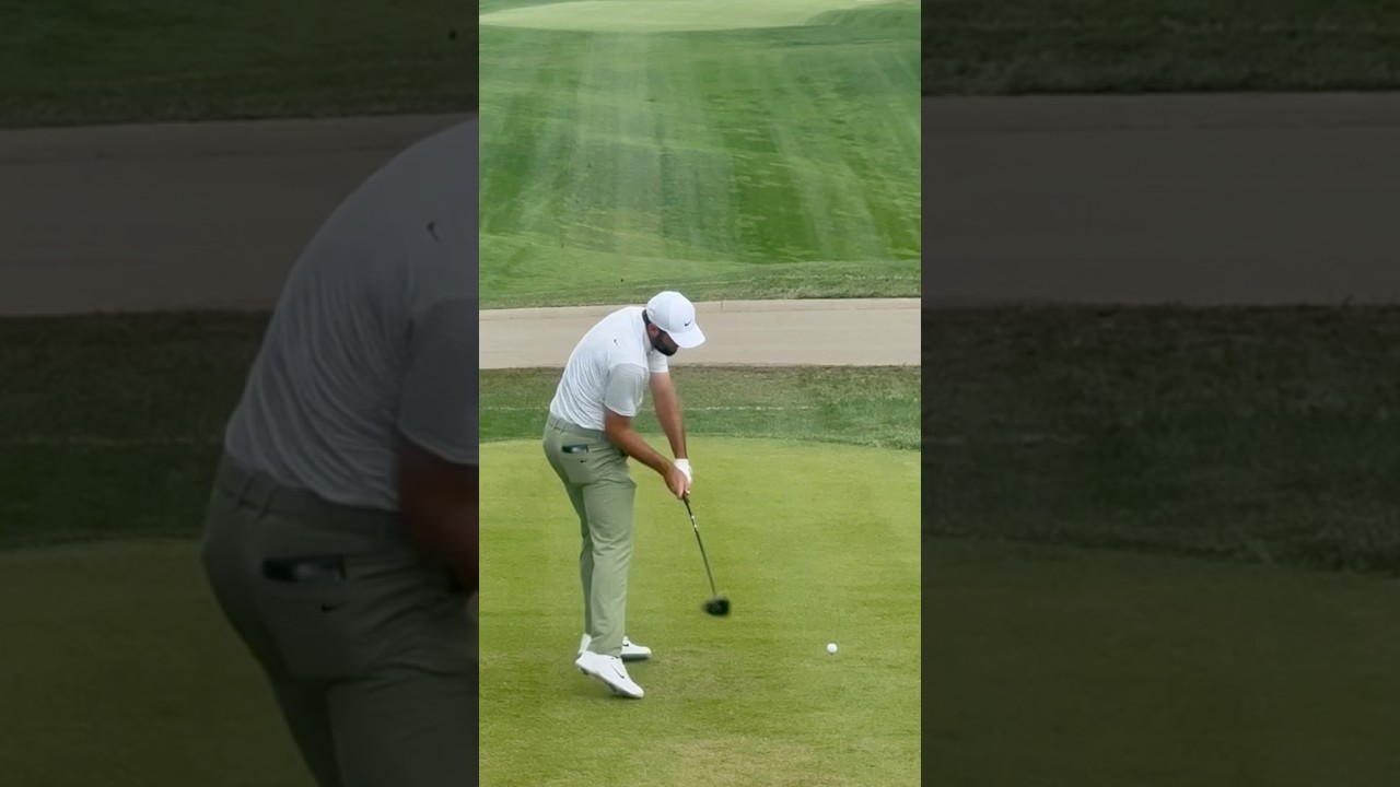 Scottie Scheffler Driver Swing Slow Mo