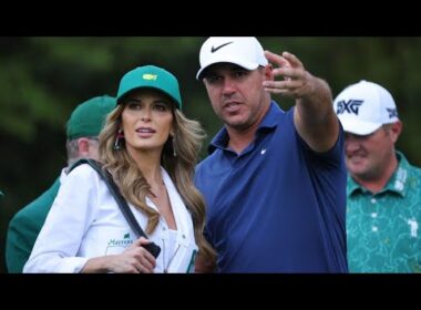 Brooks Koepka’s Nike Announcement Reduces Wife Jena Sims to Tears