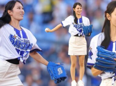 「ハマスタに降臨した“美女ゴルファー”✨ 『笑顔が素敵』と反響…25歳で引退表明、今後につきましては改めてご報告 ⛳ #ゴルフ女子 #引退」