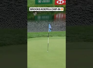 Brooks Koepka SINKS chip-in ⛳️ #golf #koepka #golf #liv