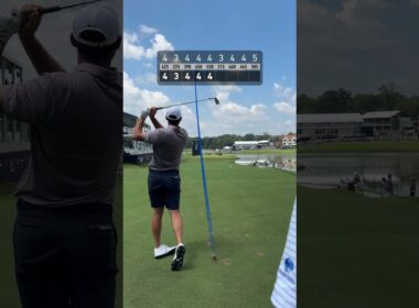 Staying hot in Atlanta. 9 holes in 90 seconds with Scottie Scheffler!