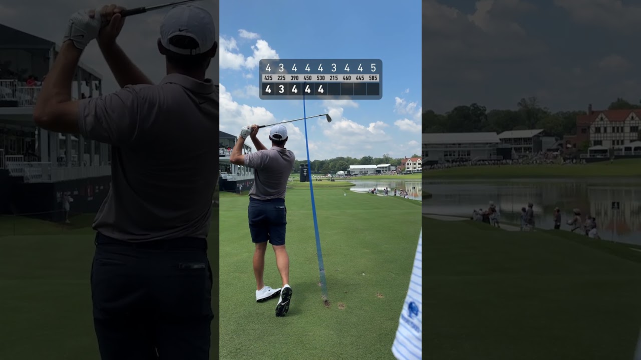 Staying hot in Atlanta. 9 holes in 90 seconds with Scottie Scheffler!