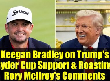 キーガン・ブラッドリー、トランプ大統領のライダーカップ支持とロリー・マキロイ選手の発言を批判 | 2025