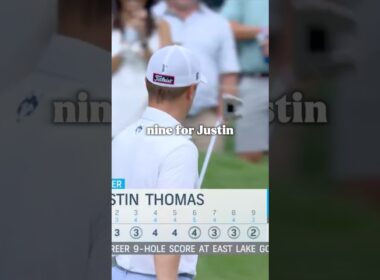 Justin Thomas SINKS MONSTER Putt for Career-Low 29! 🔥 Solo Lead!🏆